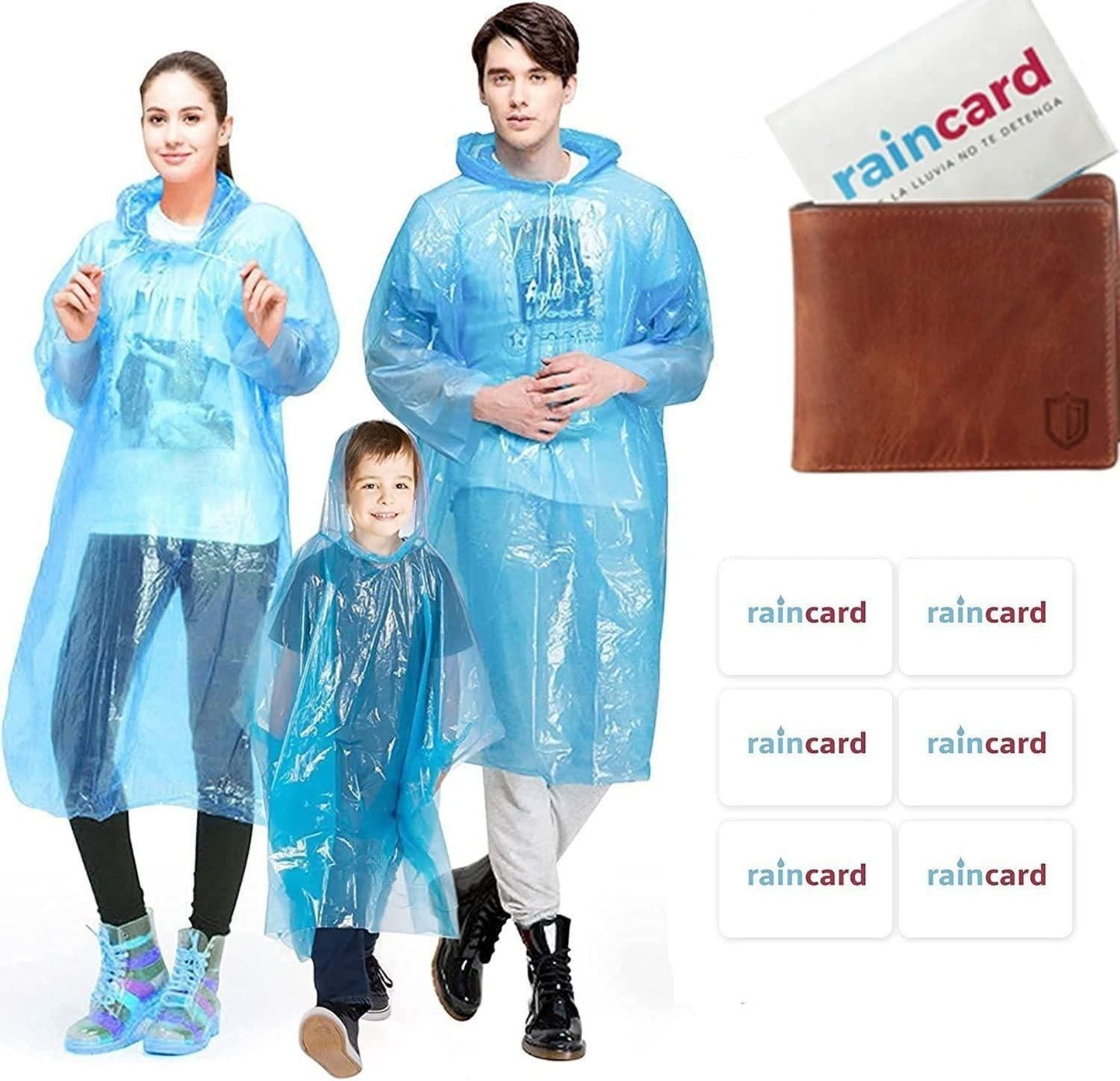 Credit Card Size Reusable Raincoat