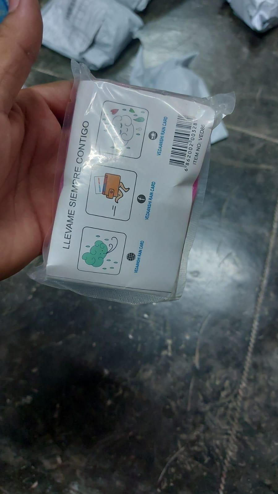 Credit Card Size Reusable Raincoat