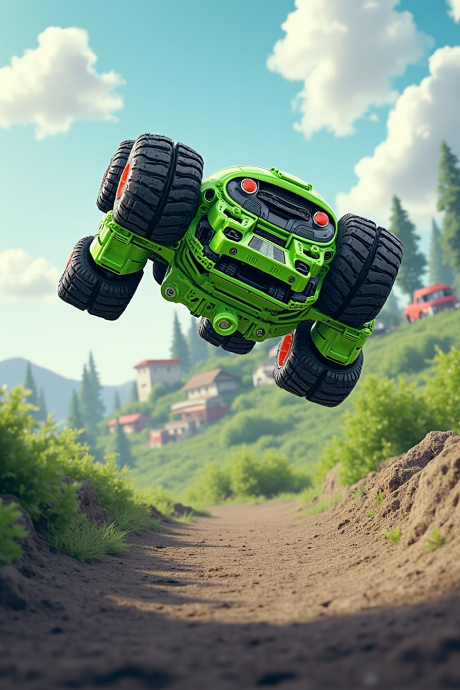 MOKA Trailblaster - a 360° spinning and reversible RC cruiser